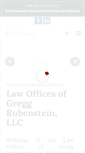 Mobile Screenshot of greggrubensteinlaw.com